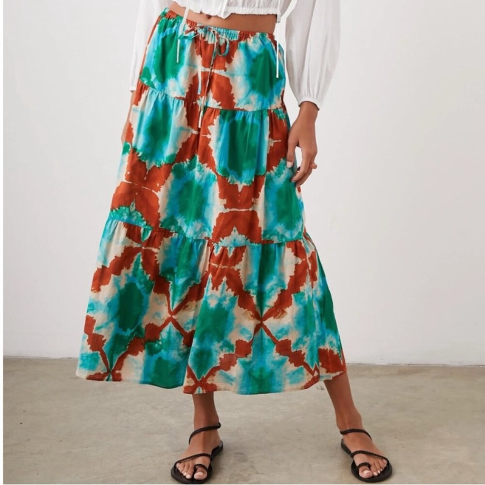 Rails‎ Mary Midi Kaleidoscope Skirt Size Large NWT